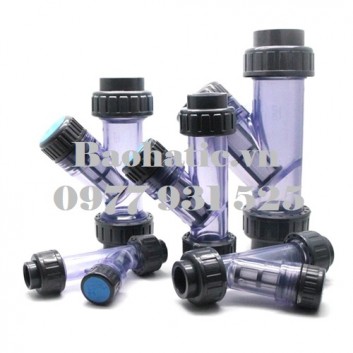 Y lọc rắc co UPVC 1/2", 3/4", 1", 1.1/4", 1.1/2", 2", 2.1/2", 3", 4"